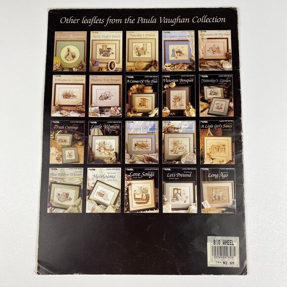 VTG 1988 Leisure Arts Tea, Roses and Romance Counted Cross Stitch Leaflet 703 - Picture 4 of 10